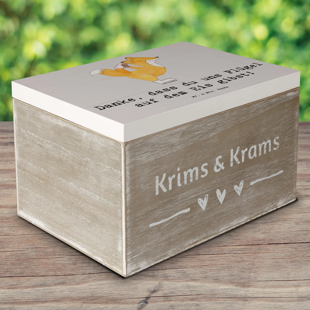Holzkiste Eiskunstlauf Trainerin Danke Kiste, Schatulle, Truhe, Holzkiste, Erinnerungskiste, Dekokiste, Aufbewahrungsbox, XXL, Geschenkbox, Schatzkiste, Erinnerungsbox, Geschenkdose, Geschenk, Sport, Sportart, Hobby, Schenken, Danke, Dankeschön, Auszeichnung, Gewinn, Sportler