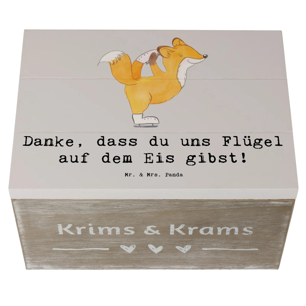 Holzkiste Eiskunstlauf Trainerin Danke Kiste, Schatulle, Truhe, Holzkiste, Erinnerungskiste, Dekokiste, Aufbewahrungsbox, XXL, Geschenkbox, Schatzkiste, Erinnerungsbox, Geschenkdose, Geschenk, Sport, Sportart, Hobby, Schenken, Danke, Dankeschön, Auszeichnung, Gewinn, Sportler