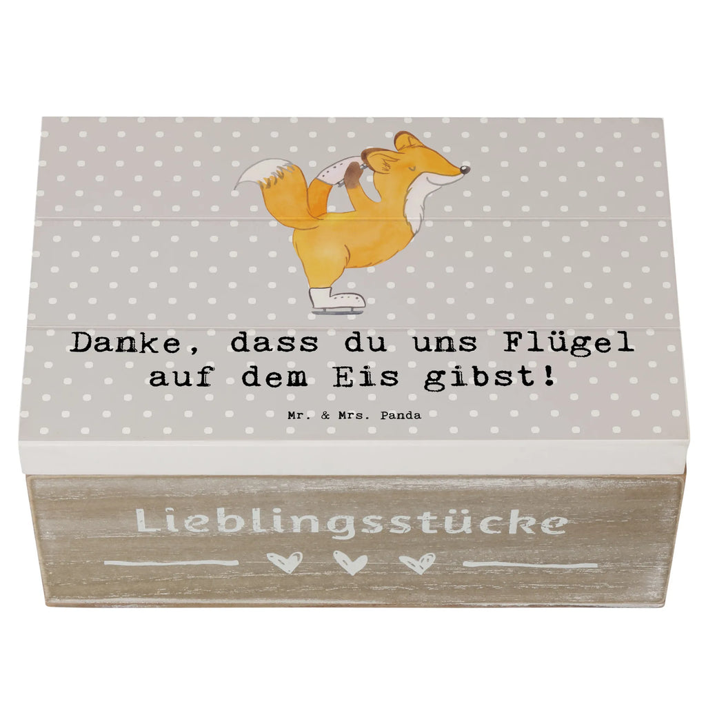 Holzkiste Eiskunstlauf Trainerin Danke Kiste, Schatulle, Truhe, Holzkiste, Erinnerungskiste, Dekokiste, Aufbewahrungsbox, XXL, Geschenkbox, Schatzkiste, Erinnerungsbox, Geschenkdose, Geschenk, Sport, Sportart, Hobby, Schenken, Danke, Dankeschön, Auszeichnung, Gewinn, Sportler