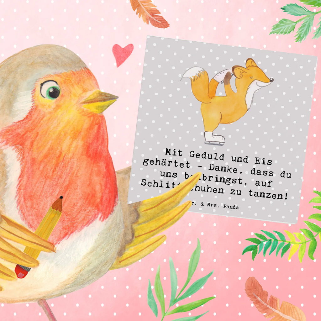 Deluxe Karte Eiskunstlauf Trainerin Geburtstagskarte, Karte, Hochzeitskarte, Grußkarte, Einladungskarte, Hochwertige Grußkarte, Klappkarte, Hochwertige Klappkarte, Glückwunschkarte, Geschenk, Sport, Sportart, Hobby, Schenken, Danke, Dankeschön, Auszeichnung, Gewinn, Sportler