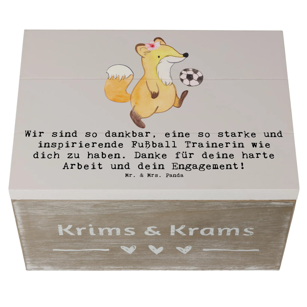 Holzkiste Fußball Trainerin Dankbarkeit Dekokiste, Schatulle, Geschenkbox, Kiste, Geschenkdose, Aufbewahrungsbox, Erinnerungskiste, XXL, Schatzkiste, Erinnerungsbox, Truhe, Holzkiste, Geschenk, Sport, Sportart, Hobby, Schenken, Danke, Dankeschön, Auszeichnung, Gewinn, Sportler