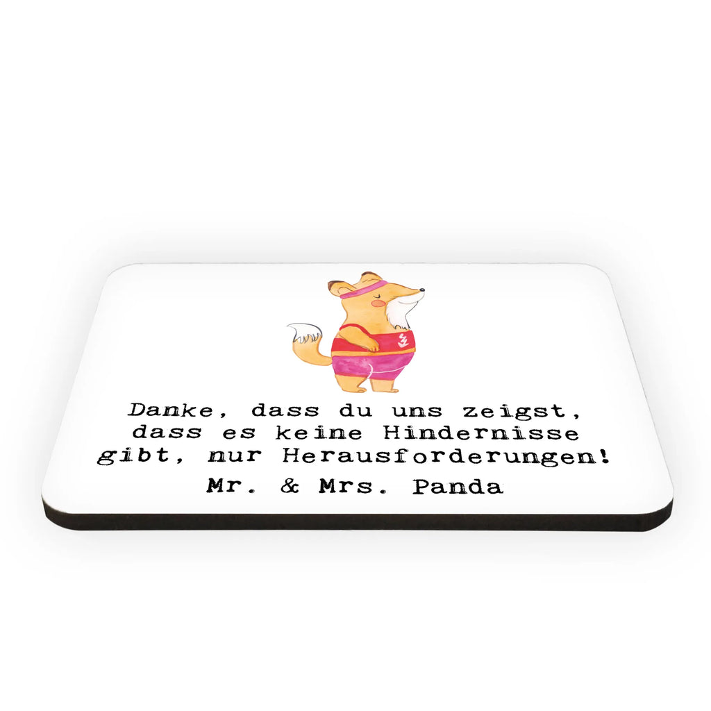 Magnet Danke, dass du uns zeigst, dass es keine Hindernisse gibt, nur Herausforderungen! Kühlschrankmagnet, Dekomagnet, Souvenir Magnet, Kühlschrank Dekoration, Pinnwandmagnet, Motivmagnete, Whiteboard Magnet, Notiz Magnet, Geschenk, Sport, Sportart, Hobby, Schenken, Danke, Dankeschön, Auszeichnung, Gewinn, Sportler
