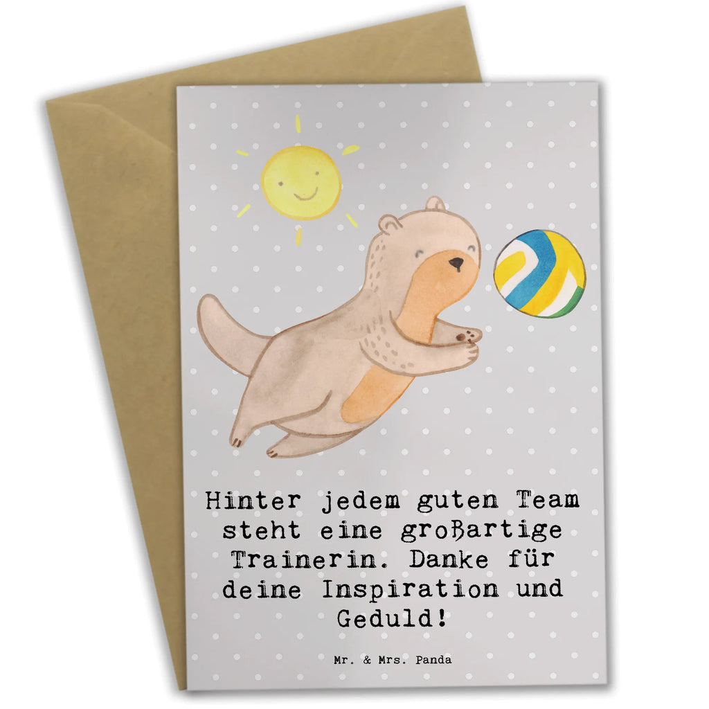 Greetings card Hinter jedem guten Team steht eine großartige Trainerin. Danke für deine Inspiration und Geduld! Einladungskarte, Ansichtskarten, Hochzeitskarte, Geburtstagskarte, Grußkarte, Karte, Glückwunschkarte, Klappkarte, Geschenk, Sport, Sportart, Hobby, Schenken, Danke, Dankeschön, Auszeichnung, Gewinn, Sportler