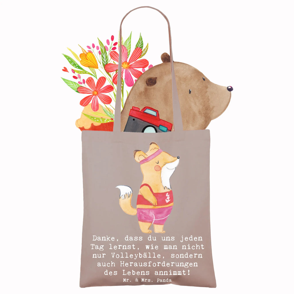 Tote bag Danke, dass du uns jeden Tag lernst, wie man nicht nur Volleybälle, sondern auch Herausforderungen des Lebens annimmt! Tragetasche, Beutel, Stofftasche, Badetasche, Shopper, Einkaufstasche, Laptoptasche, Stoffbeutel, Schultertasche, Einkaufstüte, Jutebeutel, Beuteltasche, Strandtasche, Tasche, Umhängetasche, Jutetasche, Geschenk, Sport, Sportart, Hobby, Schenken, Danke, Dankeschön, Auszeichnung, Gewinn, Sportler