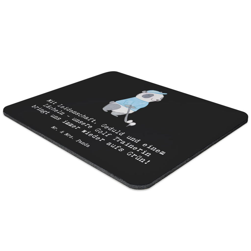 Mouse mat Mit Leidenschaft, Geduld und einem Lächeln - unsere Golf Trainerin bringt uns immer wieder aufs Grün! Büroausstattung, Mousepad, Mausunterlage, Mauspad, Computer zubehör, Designer Mauspad, Arbeitszimmer, PC Zubehör, Mauspad Büro, Einzigartiges Mauspad, Geschenk, Sport, Sportart, Hobby, Schenken, Danke, Dankeschön, Auszeichnung, Gewinn, Sportler
