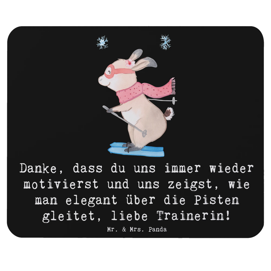 Mouse mat Danke, dass du uns immer wieder motivierst und uns zeigst, wie man elegant über die Pisten gleitet, liebe Trainerin! Büroausstattung, Designer Mauspad, Arbeitszimmer, Mousepad, PC Zubehör, Mauspad, Mauspad Büro, Einzigartiges Mauspad, Mausunterlage, Computer zubehör, Geschenk, Sport, Sportart, Hobby, Schenken, Danke, Dankeschön, Auszeichnung, Gewinn, Sportler