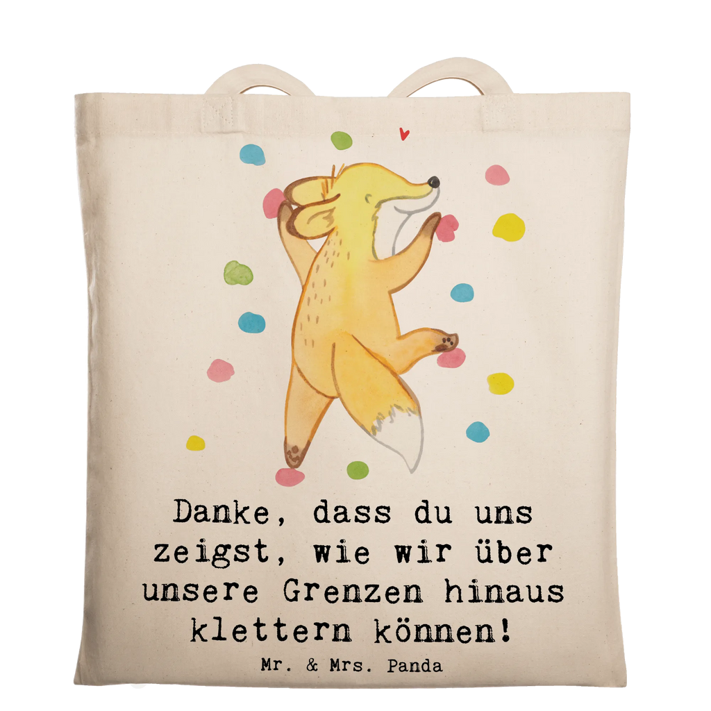 Tragetasche Klettern Trainerin Dankeschön Beutel, Strandtasche, Tasche, Einkaufstasche, Beuteltasche, Laptoptasche, Jutebeutel, Jutetasche, Shopper, Stofftasche, Tragetasche, Stoffbeutel, Badetasche, Umhängetasche, Einkaufstüte, Schultertasche, Geschenk, Sport, Sportart, Hobby, Schenken, Danke, Dankeschön, Auszeichnung, Gewinn, Sportler