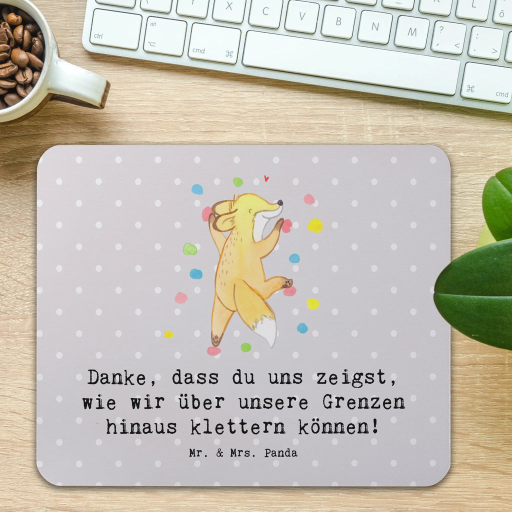 Mouse mat Danke, dass du uns zeigst, wie wir über unsere Grenzen hinaus klettern können! Mausunterlage, Computer zubehör, Mauspad, Designer Mauspad, PC Zubehör, Arbeitszimmer, Einzigartiges Mauspad, Büroausstattung, Mousepad, Mauspad Büro, Geschenk, Sport, Sportart, Hobby, Schenken, Danke, Dankeschön, Auszeichnung, Gewinn, Sportler