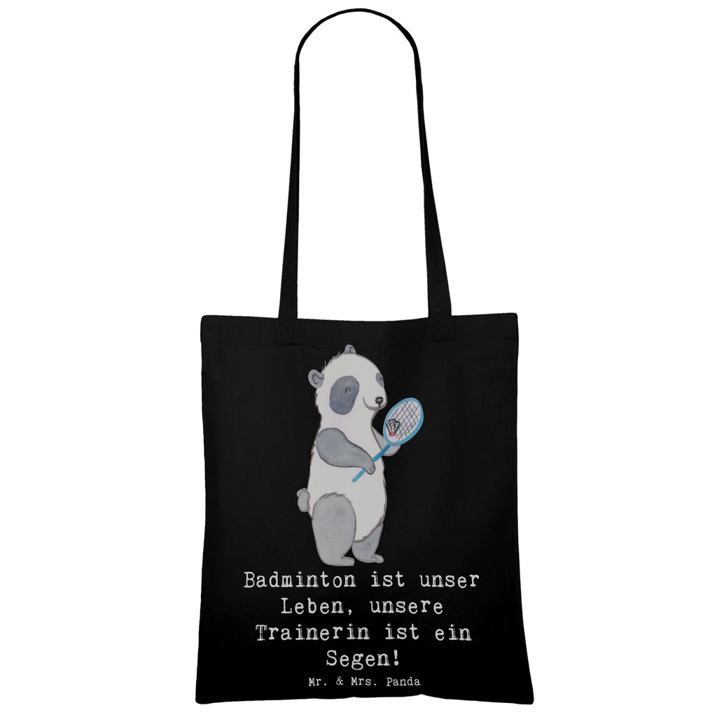Tragetasche Badminton Trainerin Tasche, Tragetasche, Schultertasche, Beuteltasche, Stofftasche, Einkaufstüte, Shopper, Badetasche, Einkaufstasche, Beutel, Jutetasche, Jutebeutel, Laptoptasche, Strandtasche, Umhängetasche, Stoffbeutel, Geschenk, Sport, Sportart, Hobby, Schenken, Danke, Dankeschön, Auszeichnung, Gewinn, Sportler