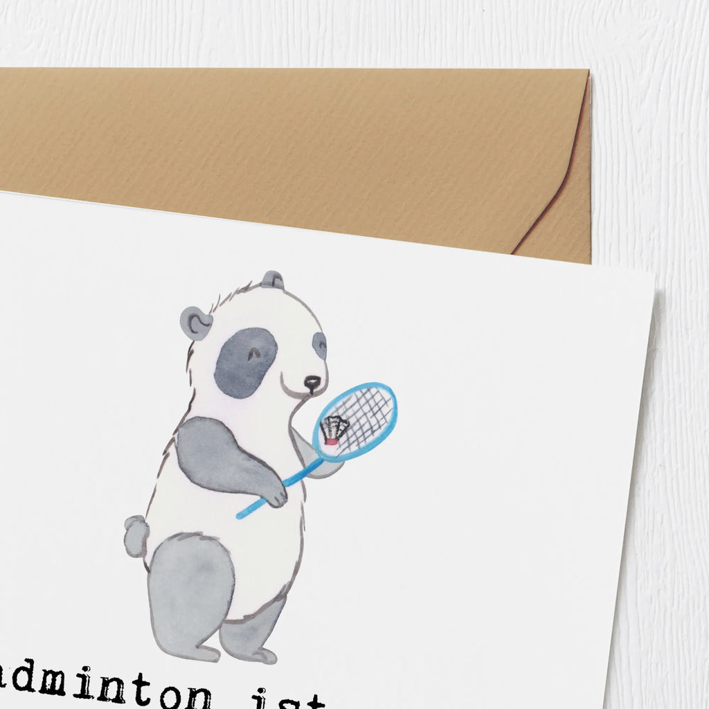 Deluxe Card Badminton ist unser Leben, unsere Trainerin ist ein Segen! Grußkarte, Einladungskarte, Karte, Hochwertige Grußkarte, Geburtstagskarte, Hochzeitskarte, Glückwunschkarte, Klappkarte, Hochwertige Klappkarte, Geschenk, Sport, Sportart, Hobby, Schenken, Danke, Dankeschön, Auszeichnung, Gewinn, Sportler