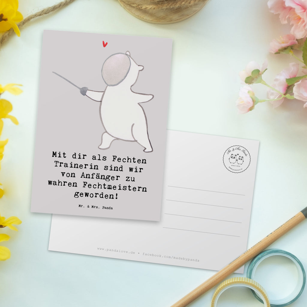 Postkarte Fechten Trainerin Meister Einladungskarte, Dankeskarte, Einladungskarten Geburtstag, Karte, Ansichtskarten, Postkarte, Grußkarte, Einladung, Einladung Geburtstag, Geschenkkarte, Geburtstagskarte, Ansichtskarte, Geschenk, Sport, Sportart, Hobby, Schenken, Danke, Dankeschön, Auszeichnung, Gewinn, Sportler
