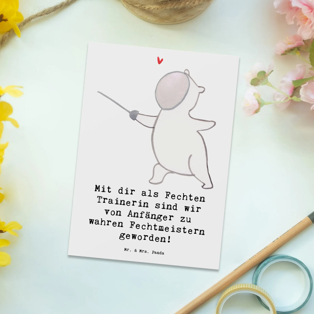 Postkarte Fechten Trainerin Meister Einladungskarte, Dankeskarte, Einladungskarten Geburtstag, Karte, Ansichtskarten, Postkarte, Grußkarte, Einladung, Einladung Geburtstag, Geschenkkarte, Geburtstagskarte, Ansichtskarte, Geschenk, Sport, Sportart, Hobby, Schenken, Danke, Dankeschön, Auszeichnung, Gewinn, Sportler
