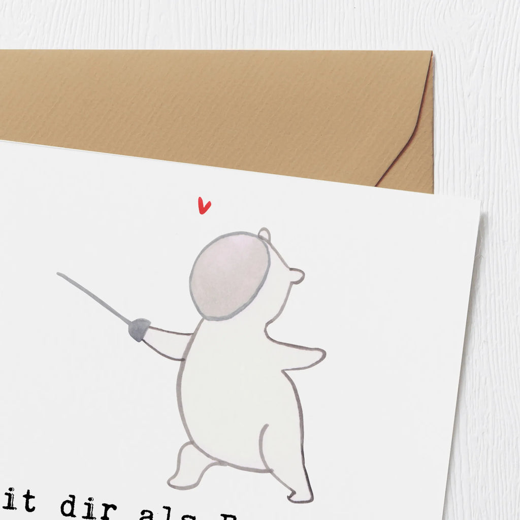 Deluxe Card Mit dir als Fechten Trainerin sind wir von Anfänger zu wahren Fechtmeistern geworden! Einladungskarte, Hochwertige Klappkarte, Geburtstagskarte, Klappkarte, Karte, Hochwertige Grußkarte, Hochzeitskarte, Glückwunschkarte, Grußkarte, Geschenk, Sport, Sportart, Hobby, Schenken, Danke, Dankeschön, Auszeichnung, Gewinn, Sportler