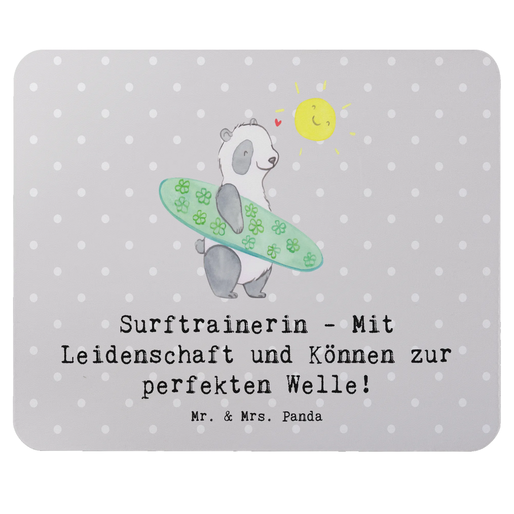 Mouse mat Surftrainerin - Mit Leidenschaft und Können zur perfekten Welle! Arbeitszimmer, Mauspad Büro, Designer Mauspad, Einzigartiges Mauspad, Mousepad, Büroausstattung, Mauspad, Computer zubehör, PC Zubehör, Mausunterlage, Geschenk, Sport, Sportart, Hobby, Schenken, Danke, Dankeschön, Auszeichnung, Gewinn, Sportler