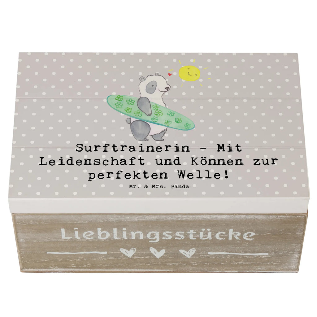 Holzkiste Surfen Trainerin Schatulle, Kiste, Erinnerungsbox, Holzkiste, Truhe, Erinnerungskiste, Aufbewahrungsbox, Dekokiste, Schatzkiste, XXL, Geschenkdose, Geschenkbox, Geschenk, Sport, Sportart, Hobby, Schenken, Danke, Dankeschön, Auszeichnung, Gewinn, Sportler