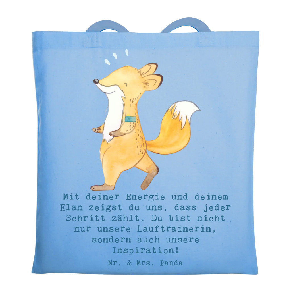 Tote bag Mit deiner Energie und deinem Elan zeigst du uns, dass jeder Schritt zählt. Du bist nicht nur unsere Lauftrainerin, sondern auch unsere Inspiration! Einkaufstüte, Laptoptasche, Tragetasche, Einkaufstasche, Shopper, Stoffbeutel, Jutebeutel, Schultertasche, Badetasche, Beutel, Tasche, Beuteltasche, Jutetasche, Stofftasche, Strandtasche, Umhängetasche, Geschenk, Sport, Sportart, Hobby, Schenken, Danke, Dankeschön, Auszeichnung, Gewinn, Sportler