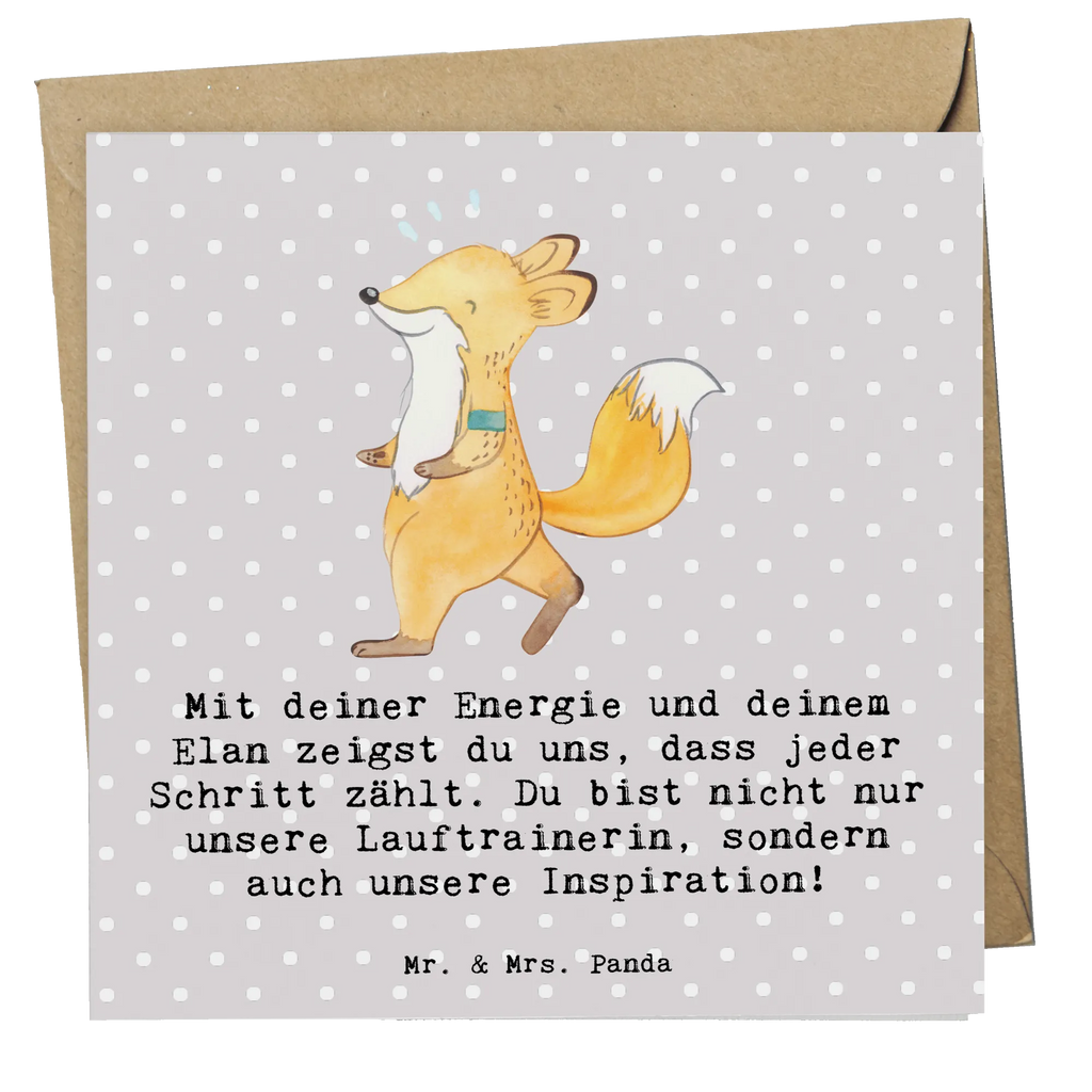 Deluxe Card Mit deiner Energie und deinem Elan zeigst du uns, dass jeder Schritt zählt. Du bist nicht nur unsere Lauftrainerin, sondern auch unsere Inspiration! Karte, Klappkarte, Geburtstagskarte, Hochzeitskarte, Hochwertige Klappkarte, Glückwunschkarte, Grußkarte, Hochwertige Grußkarte, Einladungskarte, Geschenk, Sport, Sportart, Hobby, Schenken, Danke, Dankeschön, Auszeichnung, Gewinn, Sportler