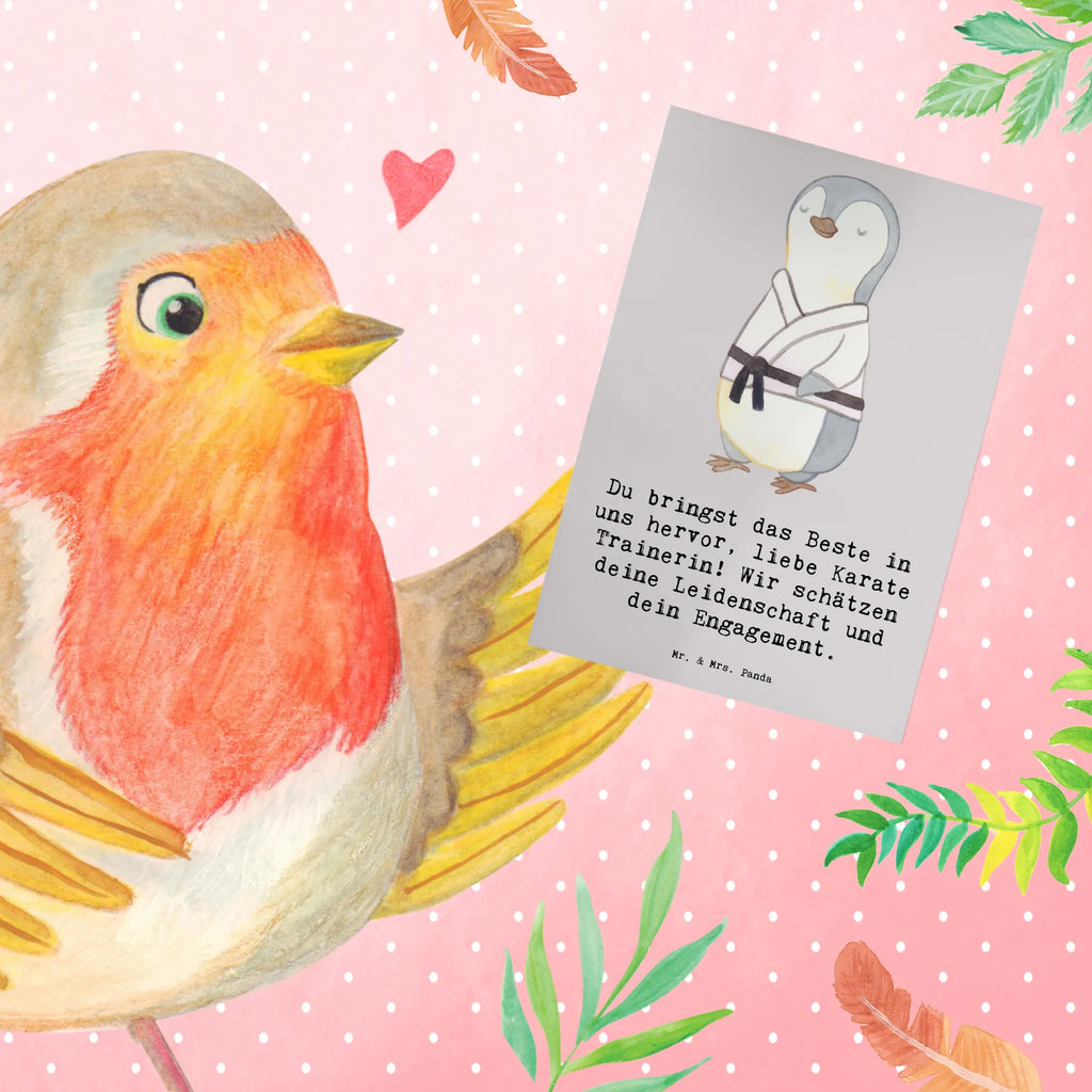 Grußkarte Karate Trainerin Ansichtskarten, Geburtstagskarte, Einladungskarte, Grußkarte, Glückwunschkarte, Hochzeitskarte, Klappkarte, Karte, Geschenk, Sport, Sportart, Hobby, Schenken, Danke, Dankeschön, Auszeichnung, Gewinn, Sportler