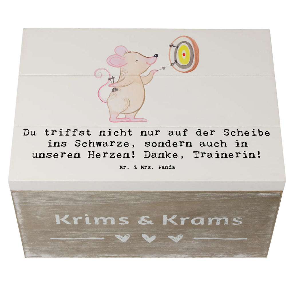 Wooden chest Du triffst nicht nur auf der Scheibe ins Schwarze, sondern auch in unseren Herzen! Danke, Trainerin! Aufbewahrungsbox, Kiste, Geschenkdose, Geschenkbox, Schatulle, Holzkiste, Schatzkiste, Truhe, Erinnerungskiste, Dekokiste, XXL, Erinnerungsbox, Geschenk, Sport, Sportart, Hobby, Schenken, Danke, Dankeschön, Auszeichnung, Gewinn, Sportler