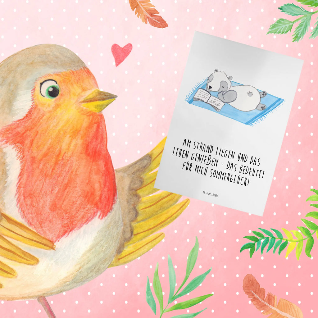 Greetings card Am Strand liegen und das Leben genießen - das bedeutet für mich Sommerglück! Ansichtskarten, Karte, Geburtstagskarte, Einladungskarte, Grußkarte, Glückwunschkarte, Hochzeitskarte, Klappkarte, Sommer, Sommermotive, Urlaubsmotive, Produkte für Urlauber, Sommer Produkte