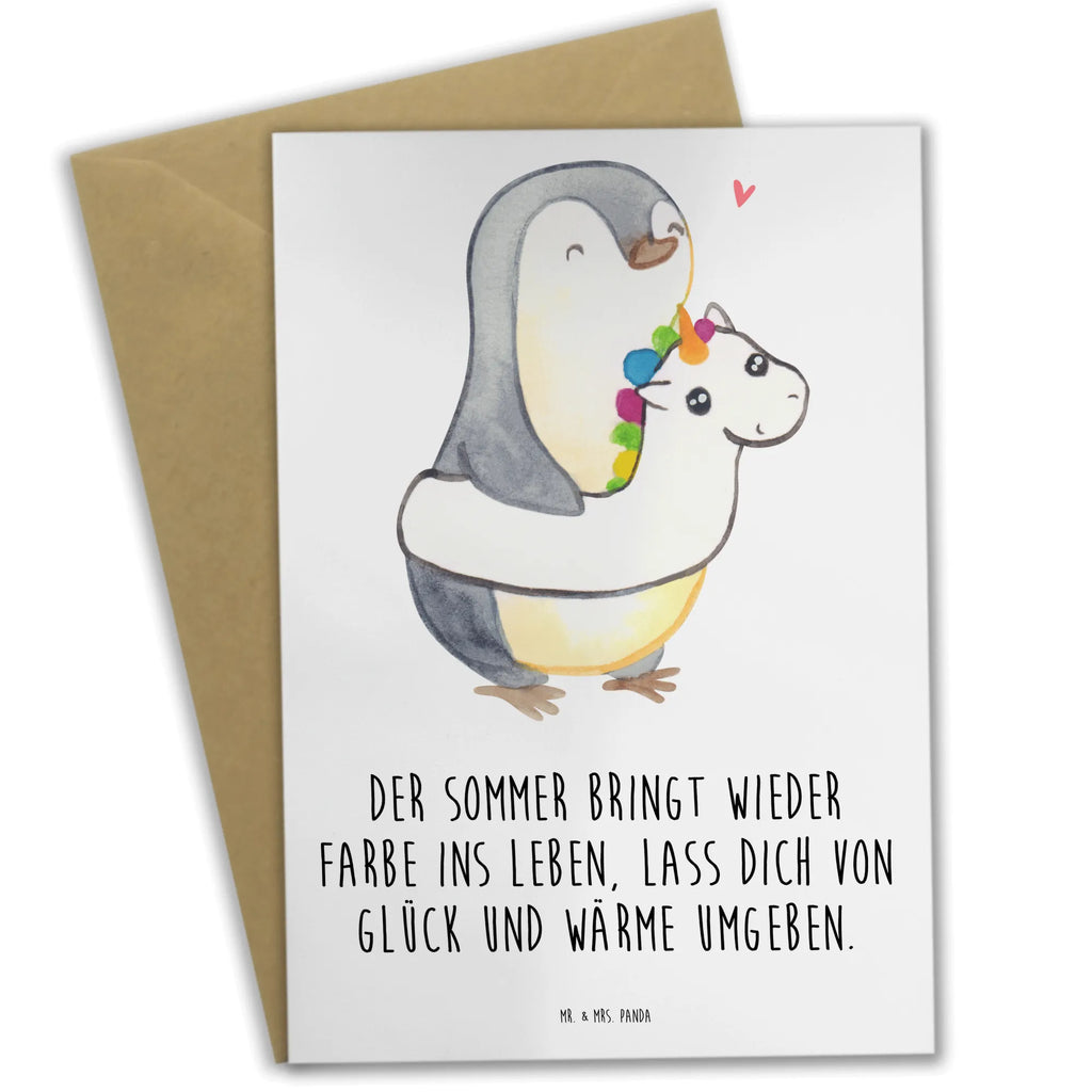 Greetings card Der Sommer bringt wieder Farbe ins Leben, lass dich von Glück und Wärme umgeben. Klappkarte, Glückwunschkarte, Grußkarte, Karte, Geburtstagskarte, Hochzeitskarte, Einladungskarte, Ansichtskarten, Sommer, Sommermotive, Urlaubsmotive, Produkte für Urlauber, Sommer Produkte