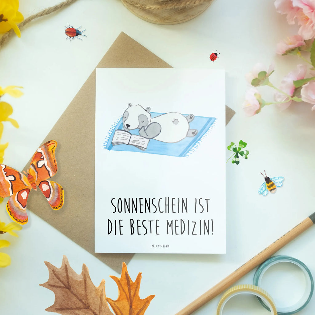 Greetings card Sonnenschein ist die beste Medizin! glückwunschkarten, weihnachtskarten, jubiläumskarte, spruchkarte, vatertagskarte, Grußkarte, Grußkarten, kommunionskarte, osterkarten, abiturkarte, neujahrskarte, firmungskarte, babykarte, Motivkarte, genesungskarte, Klappkarte, einladungskarten, dankeskarten, osterkarte, Beileidskarte, valentinstagskarte, hochzeitskarten, Glückwunschkarte, Sommer, Sommermotive, Urlaubsmotive, Produkte für Urlauber, Sommer Produkte