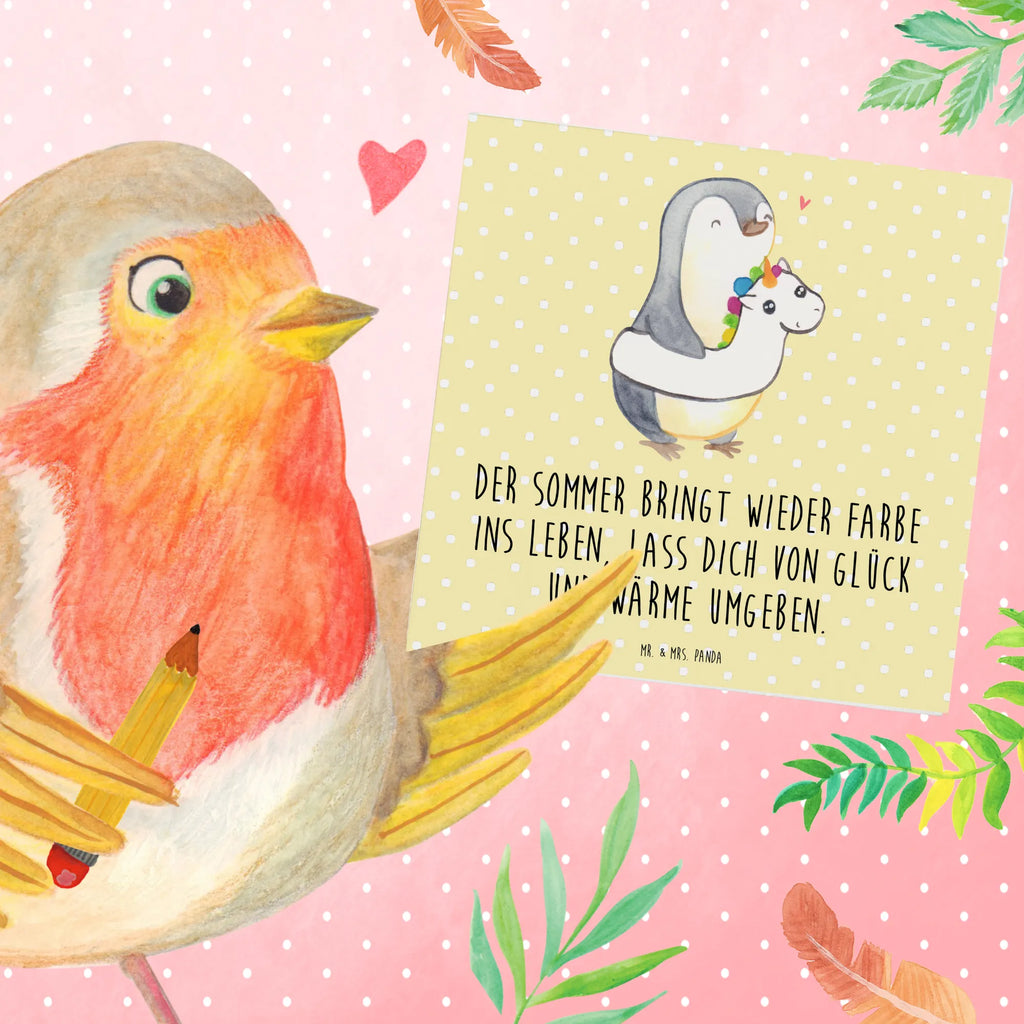 Deluxe Card Der Sommer bringt wieder Farbe ins Leben, lass dich von Glück und Wärme umgeben. Glückwunschkarte, Karte, Grußkarte, Hochwertige Klappkarte, Geburtstagskarte, Klappkarte, Einladungskarte, Hochwertige Grußkarte, Hochzeitskarte, Sommer, Sommermotive, Urlaubsmotive, Produkte für Urlauber, Sommer Produkte