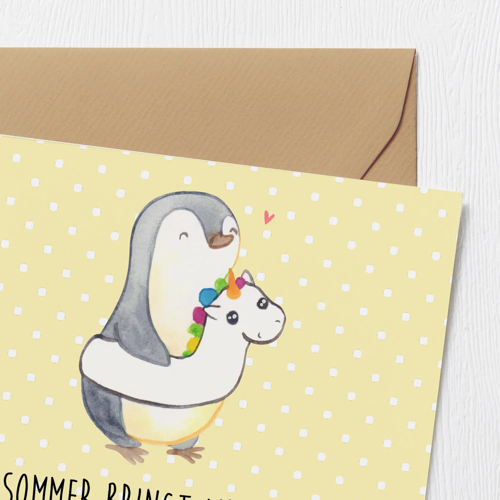 Deluxe Card Der Sommer bringt wieder Farbe ins Leben, lass dich von Glück und Wärme umgeben. Glückwunschkarte, Karte, Grußkarte, Hochwertige Klappkarte, Geburtstagskarte, Klappkarte, Einladungskarte, Hochwertige Grußkarte, Hochzeitskarte, Sommer, Sommermotive, Urlaubsmotive, Produkte für Urlauber, Sommer Produkte