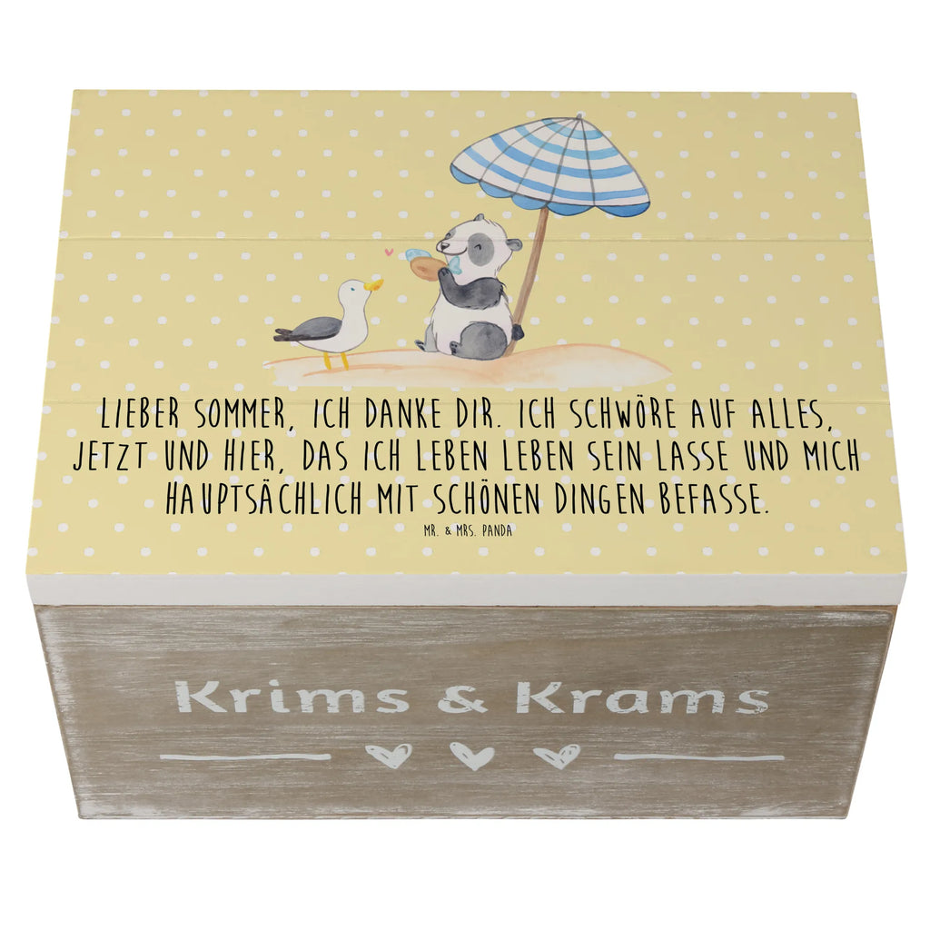 Wooden chest Lieber Sommer, ich danke dir. Ich schwöre auf alles, jetzt und hier, das ich Leben leben sein lasse und mich hauptsächlich mit schönen Dingen befasse. Aufbewahrungsbox, Dekokiste, Geschenkbox, Truhe, Holzkiste, Geschenkdose, Erinnerungsbox, Schatzkiste, Kiste, XXL, Erinnerungskiste, Schatulle, Sommer, Sommermotive, Urlaubsmotive, Produkte für Urlauber, Sommer Produkte