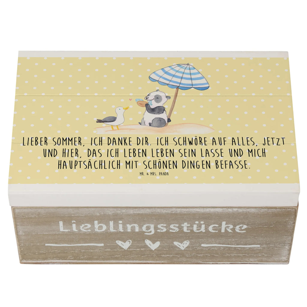 Wooden chest Lieber Sommer, ich danke dir. Ich schwöre auf alles, jetzt und hier, das ich Leben leben sein lasse und mich hauptsächlich mit schönen Dingen befasse. Aufbewahrungsbox, Dekokiste, Geschenkbox, Truhe, Holzkiste, Geschenkdose, Erinnerungsbox, Schatzkiste, Kiste, XXL, Erinnerungskiste, Schatulle, Sommer, Sommermotive, Urlaubsmotive, Produkte für Urlauber, Sommer Produkte