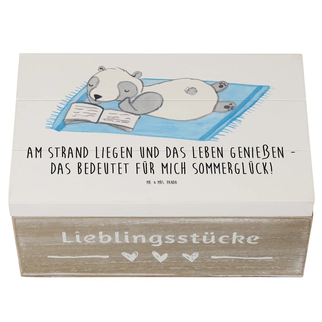 Holzkiste Sommerglück Geschenkbox, Geschenkdose, Holzkiste, Kiste, Aufbewahrungsbox, XXL, Dekokiste, Schatulle, Schatzkiste, Erinnerungskiste, Erinnerungsbox, Truhe, Sommer, Sommermotive, Urlaubsmotive, Produkte für Urlauber, Sommer Produkte