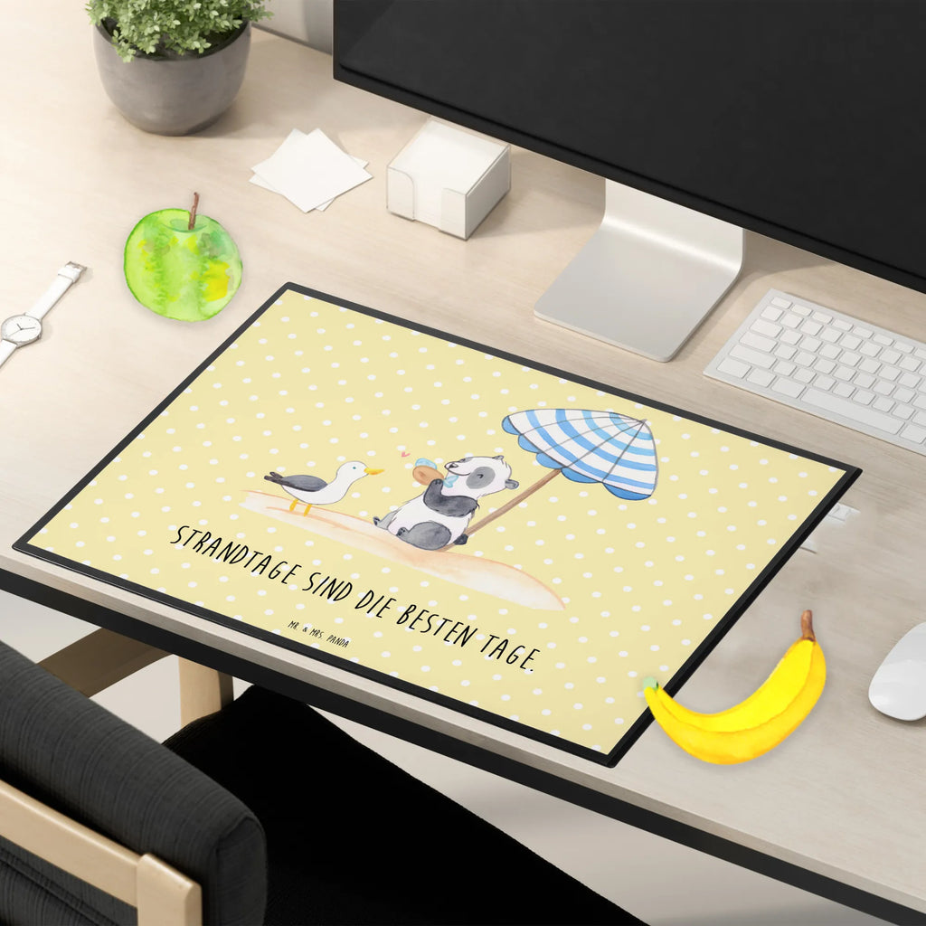 Desk pad Strandtage sind die besten Tage. Schreibtischunterlage Groß, Schreibtischauflage, Schreibunterlage, Büroartikel, Schreibwaren, Bürobedarf, Schreibtisch Unterlagen, Sommer, Sommermotive, Urlaubsmotive, Produkte für Urlauber, Sommer Produkte
