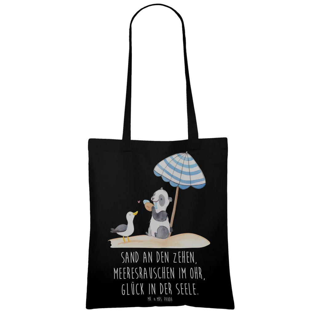 Tote bag Sand an den Zehen, Meeresrauschen im Ohr, Glück in der Seele. Umhängetasche, Stofftasche, Strandtasche, Tragetasche, Einkaufstasche, Schultertasche, Jutebeutel, Einkaufstüte, Beutel, Stoffbeutel, Badetasche, Tasche, Beuteltasche, Laptoptasche, Jutetasche, Shopper, Sommer, Sommermotive, Urlaubsmotive, Produkte für Urlauber, Sommer Produkte