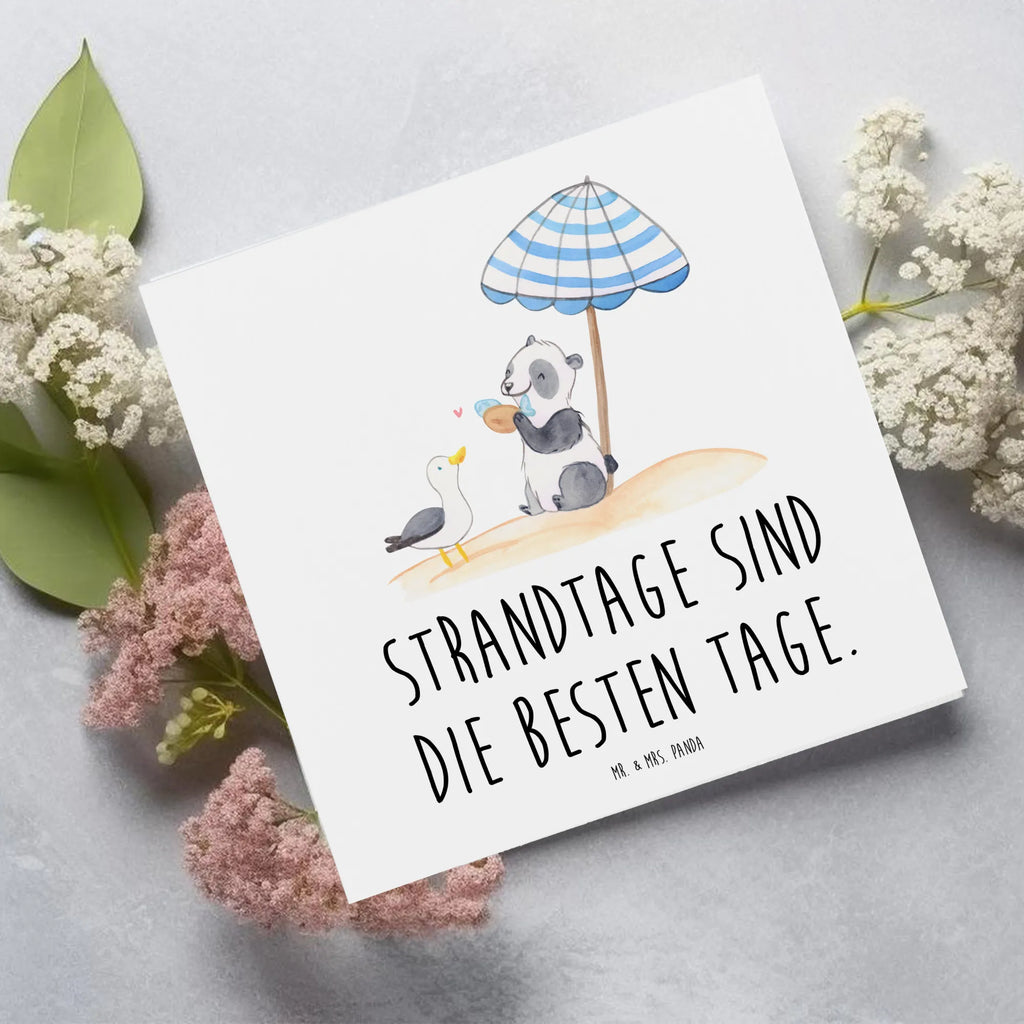 Deluxe Karte Sommer Strandtage Karte, Geburtstagskarte, Grußkarte, Hochwertige Klappkarte, Glückwunschkarte, Einladungskarte, Klappkarte, Hochwertige Grußkarte, Hochzeitskarte, Sommer, Sommermotive, Urlaubsmotive, Produkte für Urlauber, Sommer Produkte