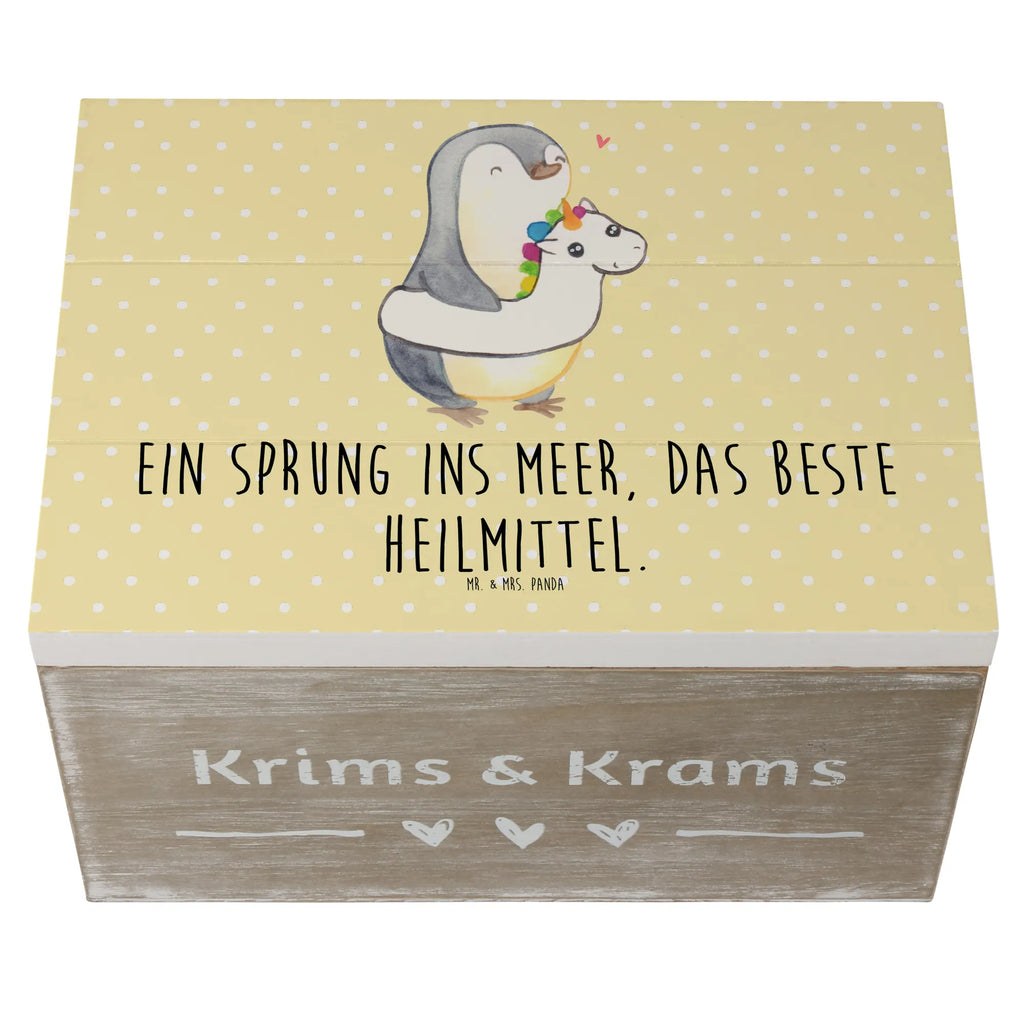 Holzkiste Sommermeerheilkraft Aufbewahrungsbox, Erinnerungsbox, Geschenkdose, Schatzkiste, Holzkiste, Dekokiste, Schatulle, XXL, Erinnerungskiste, Geschenkbox, Truhe, Kiste, Sommer, Sommermotive, Urlaubsmotive, Produkte für Urlauber, Sommer Produkte