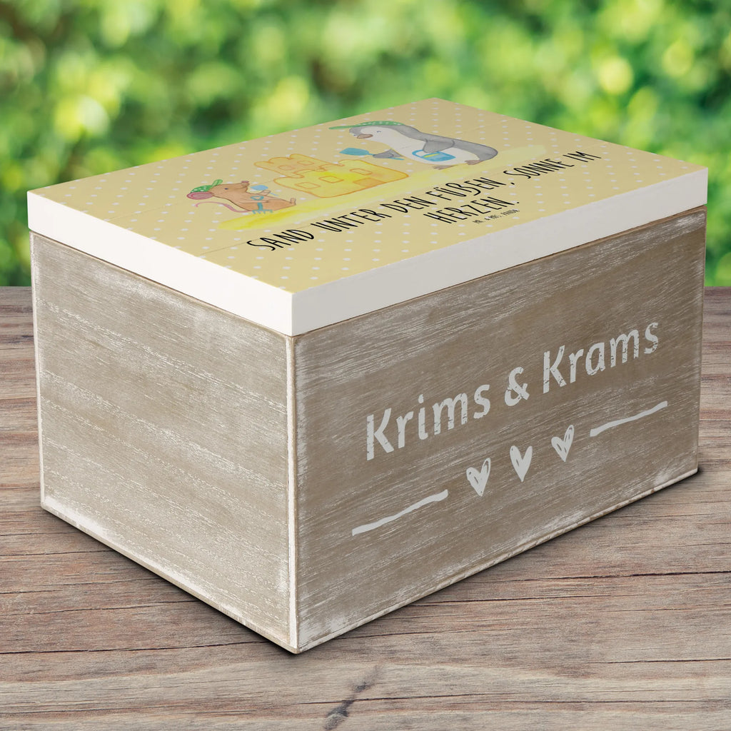Holzkiste Sommer Meer Strand Schatzkiste, Dekokiste, XXL, Erinnerungsbox, Holzkiste, Geschenkbox, Truhe, Schatulle, Geschenkdose, Erinnerungskiste, Aufbewahrungsbox, Kiste, Sommer, Sommermotive, Urlaubsmotive, Produkte für Urlauber, Sommer Produkte