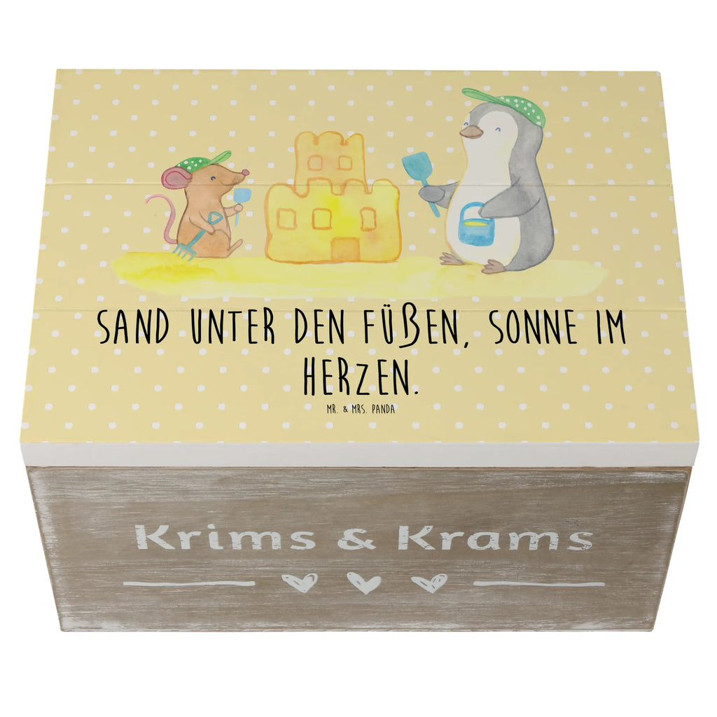 Holzkiste Sommer Meer Strand Schatzkiste, Dekokiste, XXL, Erinnerungsbox, Holzkiste, Geschenkbox, Truhe, Schatulle, Geschenkdose, Erinnerungskiste, Aufbewahrungsbox, Kiste, Sommer, Sommermotive, Urlaubsmotive, Produkte für Urlauber, Sommer Produkte