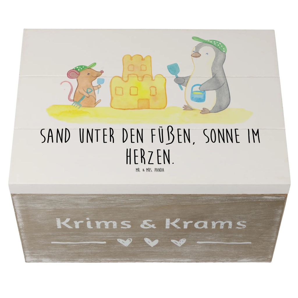 Holzkiste Sommer Meer Strand Schatzkiste, Dekokiste, XXL, Erinnerungsbox, Holzkiste, Geschenkbox, Truhe, Schatulle, Geschenkdose, Erinnerungskiste, Aufbewahrungsbox, Kiste, Sommer, Sommermotive, Urlaubsmotive, Produkte für Urlauber, Sommer Produkte