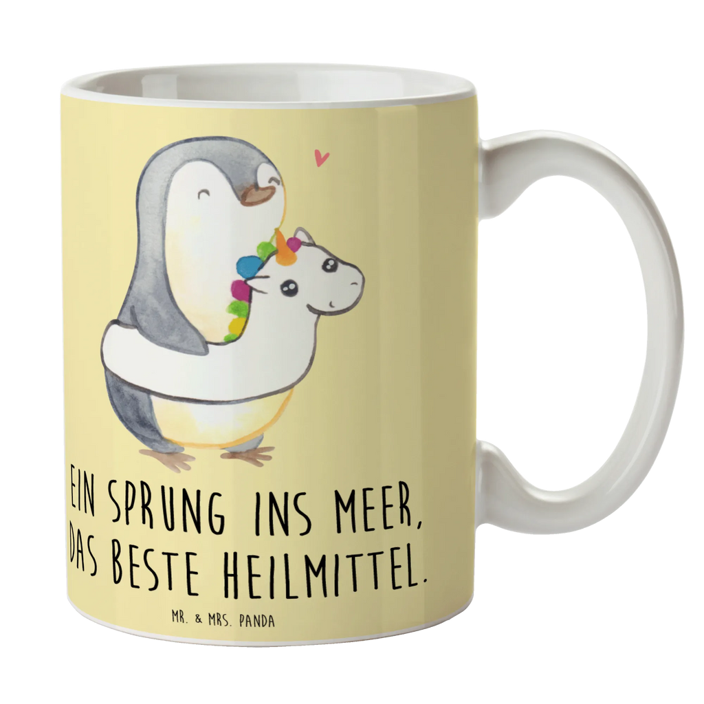 Tasse Sommermeerheilkraft Geschenktasse, Kaffeetasse, Tasse mit Zitaten, Tasse, Porzellantasse, Teetasse, Tasse mit Motiven, Keramiktasse, Bürotasse, Sommer, Sommermotive, Urlaubsmotive, Produkte für Urlauber, Sommer Produkte
