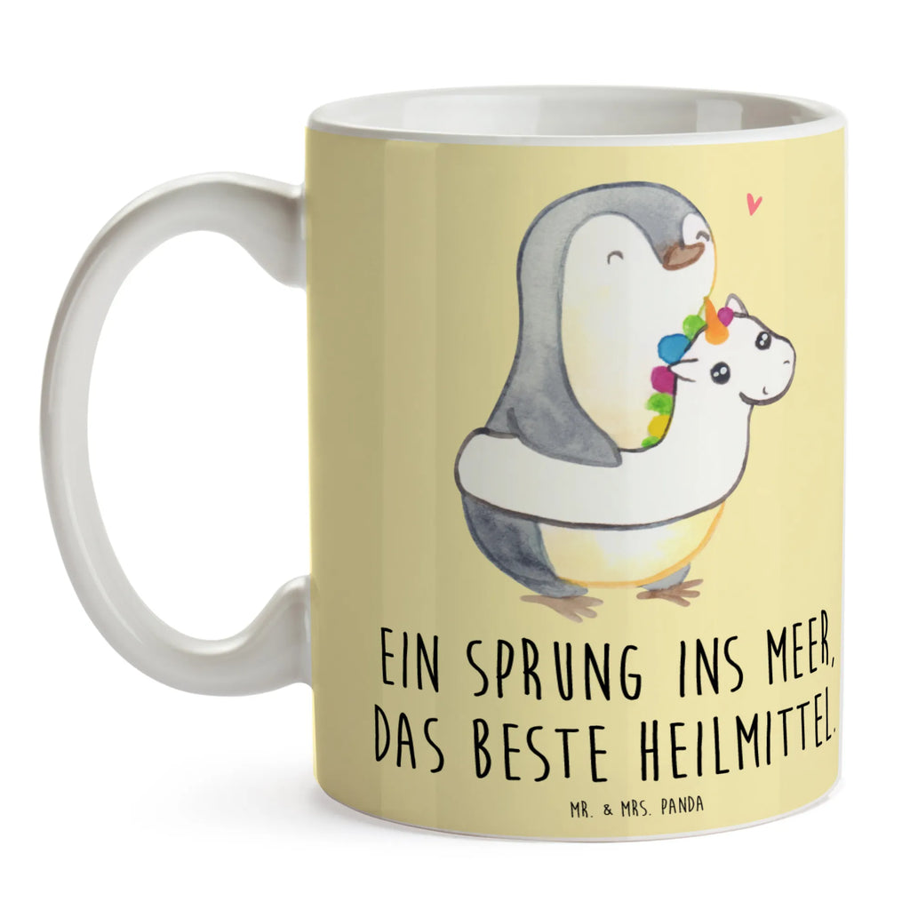 Tasse Sommermeerheilkraft Geschenktasse, Kaffeetasse, Tasse mit Zitaten, Tasse, Porzellantasse, Teetasse, Tasse mit Motiven, Keramiktasse, Bürotasse, Sommer, Sommermotive, Urlaubsmotive, Produkte für Urlauber, Sommer Produkte