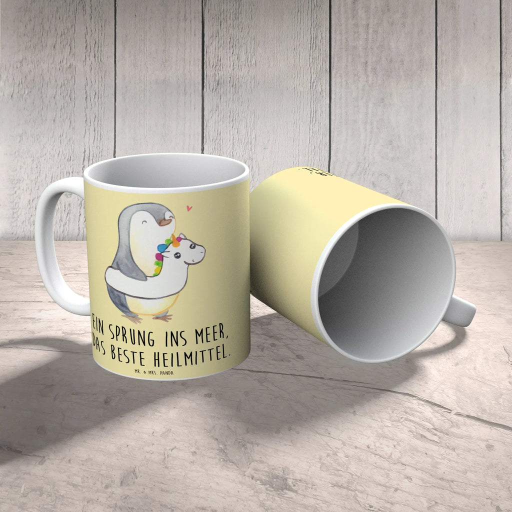 Tasse Sommermeerheilkraft Geschenktasse, Kaffeetasse, Tasse mit Zitaten, Tasse, Porzellantasse, Teetasse, Tasse mit Motiven, Keramiktasse, Bürotasse, Sommer, Sommermotive, Urlaubsmotive, Produkte für Urlauber, Sommer Produkte