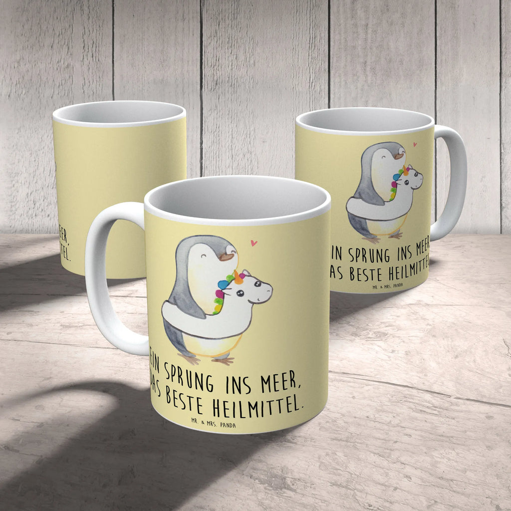 Tasse Sommermeerheilkraft Geschenktasse, Kaffeetasse, Tasse mit Zitaten, Tasse, Porzellantasse, Teetasse, Tasse mit Motiven, Keramiktasse, Bürotasse, Sommer, Sommermotive, Urlaubsmotive, Produkte für Urlauber, Sommer Produkte
