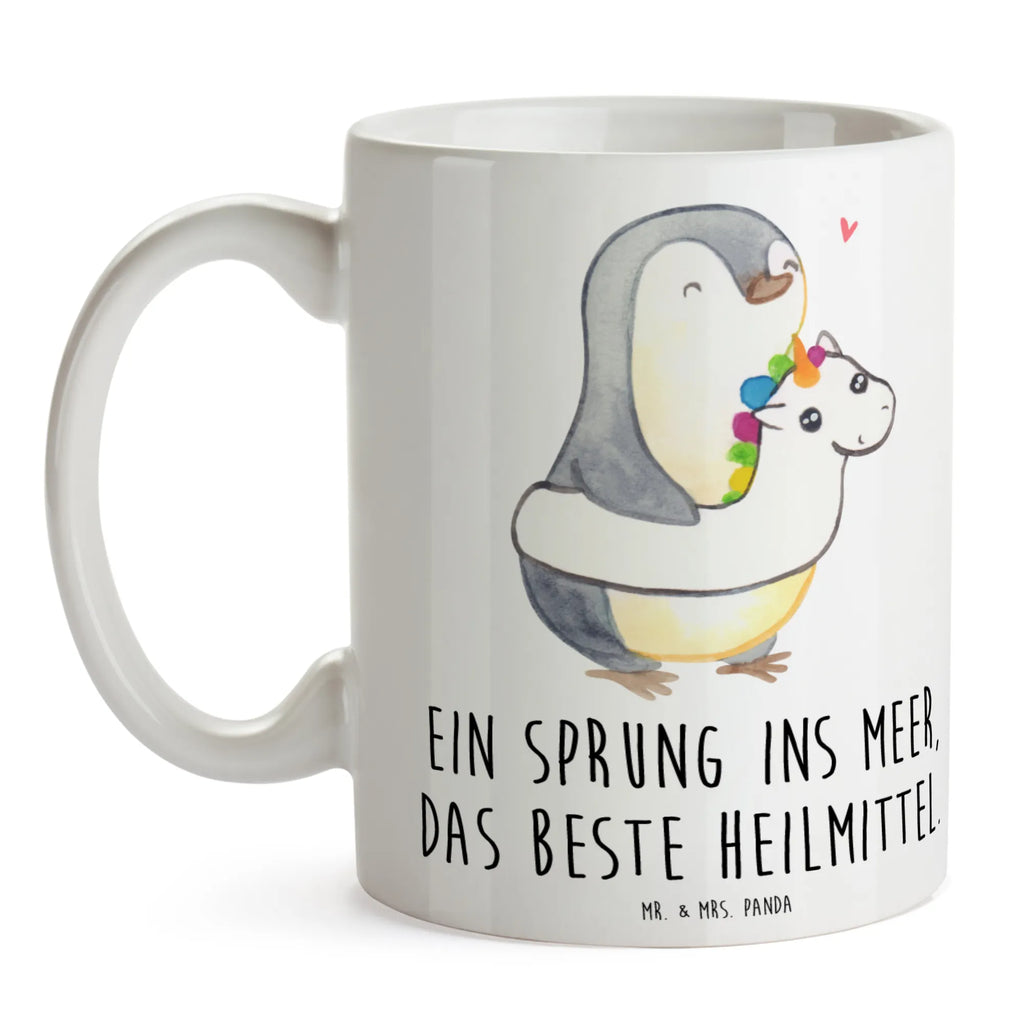 Tasse Sommermeerheilkraft Geschenktasse, Kaffeetasse, Tasse mit Zitaten, Tasse, Porzellantasse, Teetasse, Tasse mit Motiven, Keramiktasse, Bürotasse, Sommer, Sommermotive, Urlaubsmotive, Produkte für Urlauber, Sommer Produkte