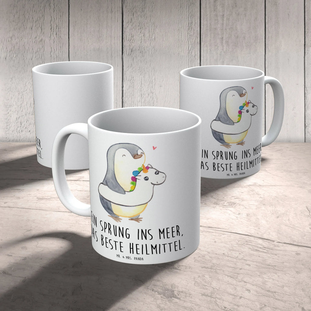 Tasse Sommermeerheilkraft Geschenktasse, Kaffeetasse, Tasse mit Zitaten, Tasse, Porzellantasse, Teetasse, Tasse mit Motiven, Keramiktasse, Bürotasse, Sommer, Sommermotive, Urlaubsmotive, Produkte für Urlauber, Sommer Produkte