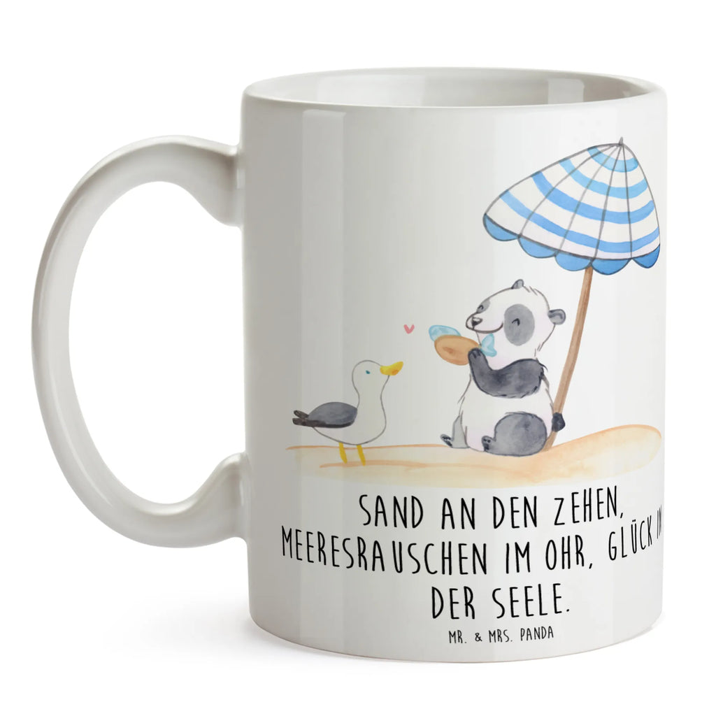 Tasse Sommer Meer Glück Teetasse, Tasse, Porzellantasse, Bürotasse, Tasse mit Motiven, Tasse mit Zitaten, Keramiktasse, Geschenktasse, Kaffeetasse, Sommer, Sommermotive, Urlaubsmotive, Produkte für Urlauber, Sommer Produkte