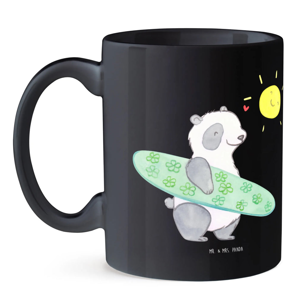 Mug Wenn das Leben Wellen schlägt, surfen wir! Kaffeetasse, Bürotasse, Teetasse, Geschenktasse, Tasse mit Zitaten, Tasse, Tasse mit Motiven, Keramiktasse, Porzellantasse, Sommer, Sommermotive, Urlaubsmotive, Produkte für Urlauber, Sommer Produkte