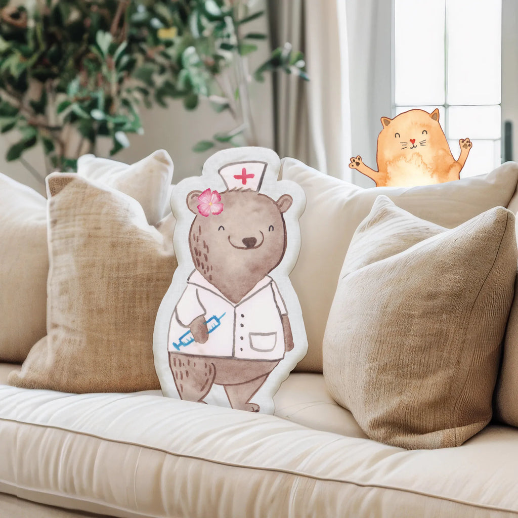 Animal Pillow female doctor Passion gift, gift idea, best, farewell gift, passing exam, anniversary, retirement, promotion, job start, sayings, funny, profession
