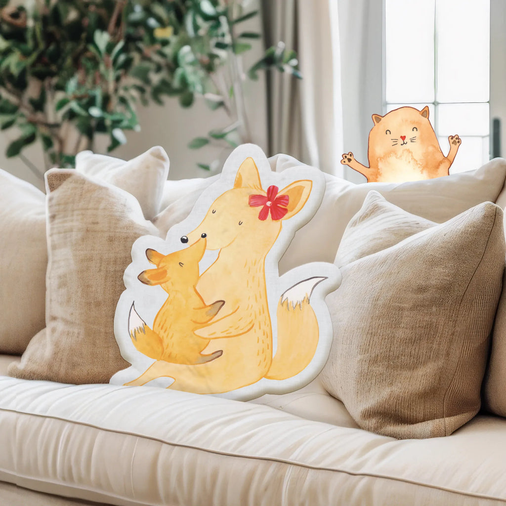 Animal Pillow Fox mummy Family, Father's Day, Mother's Day, brother, sister, Mom, Dad, mother, present, best daughter, favourite daughter, daughter, mom