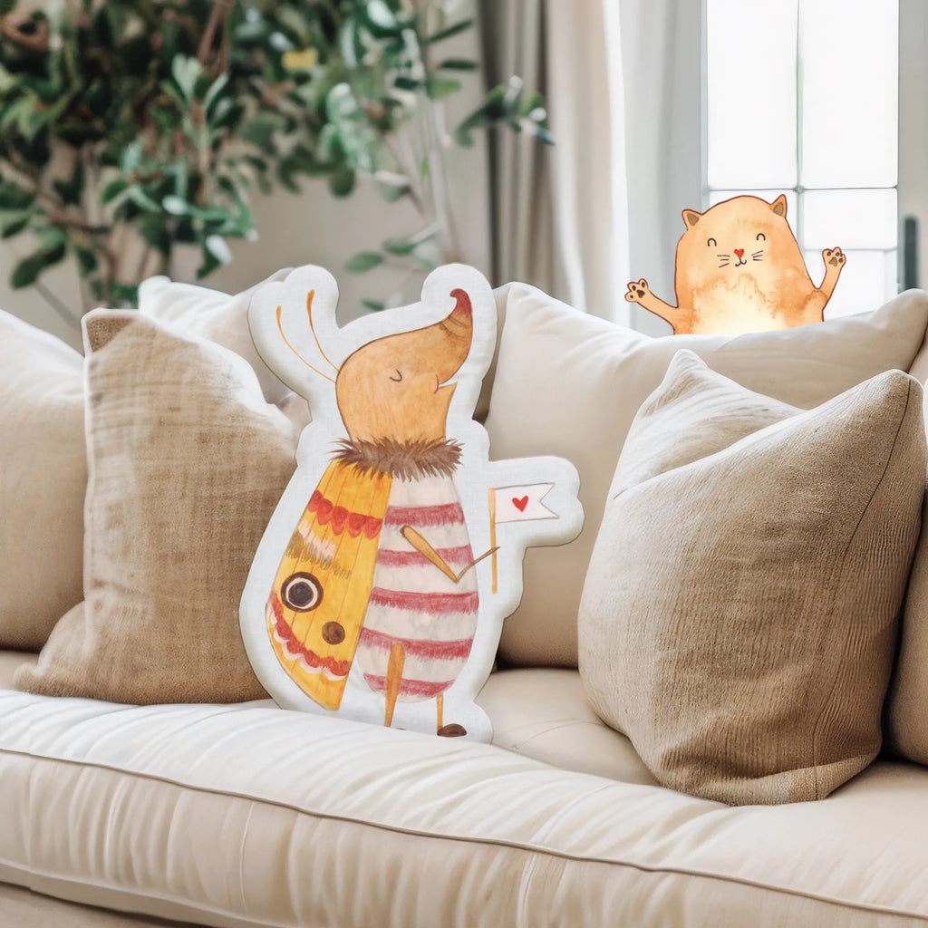 Animal Pillow Moth flag small animals, cute, funny, cute animal motives, hand drawn, small world, funny sayings, good mood, happy, gifts, gift ideas, special gifts, animal lover, card, Saying funny, Beetle, Kitchen decoration, How much does the world cost, Moth