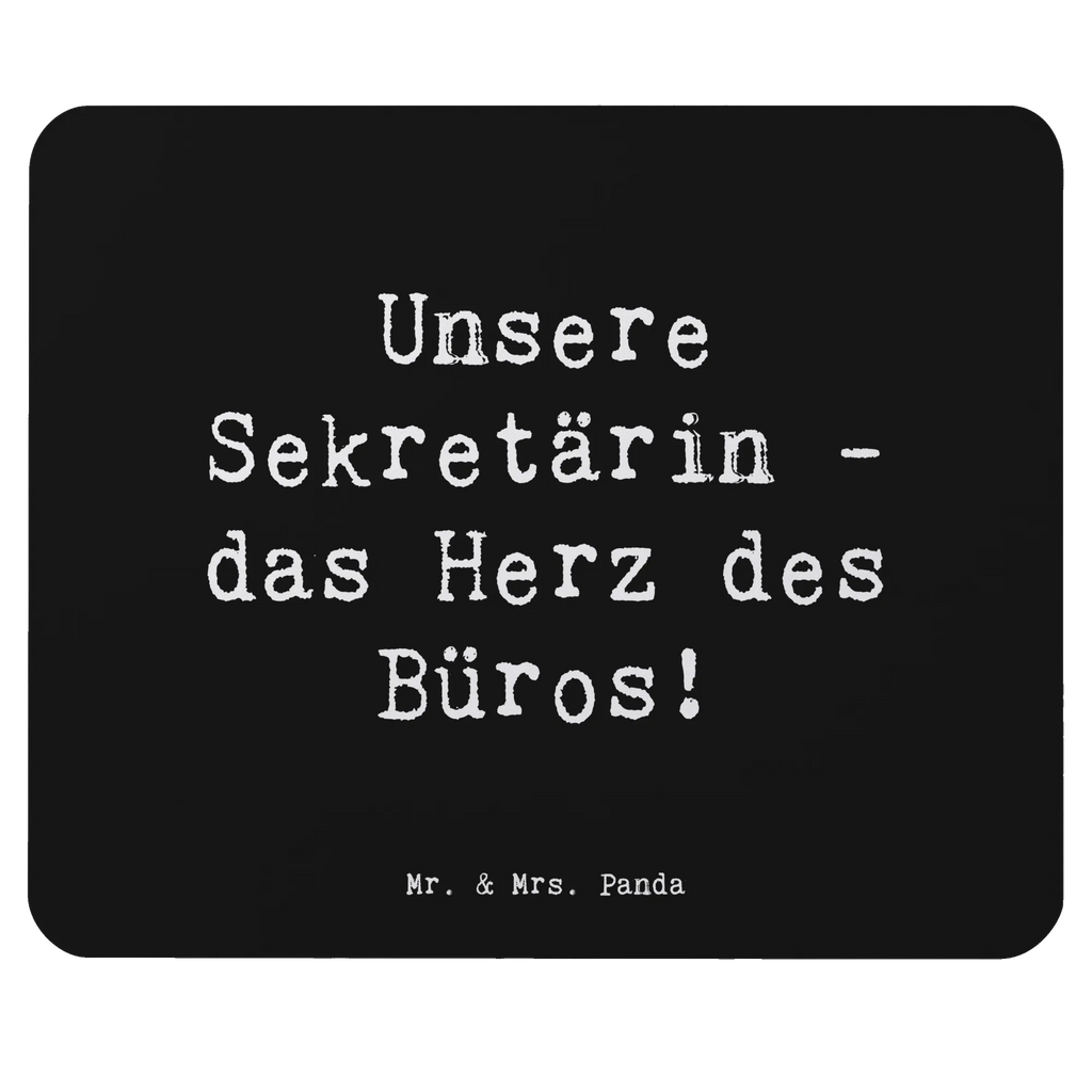 Mouse mat Saying Unsere Sekretärin - das Herz des Büros! Büroausstattung, Mousepad, PC Zubehör, Computer zubehör, Mausunterlage, Einzigartiges Mauspad, Designer Mauspad, Mauspad, Arbeitszimmer, Mauspad Büro